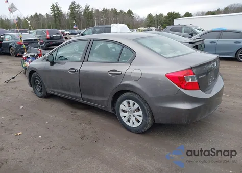 2012 Honda Civic Lx from USA, damaged, VIN 19XFB2F50CE092838